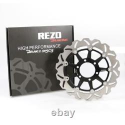 Rezo Wavy Front Brake Rotor Disc for Triumph Daytona 955i 99-01
