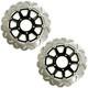 Rezo Wavy Front Brake Rotor Discs Pair for Triumph Speed Triple 955i 02-04