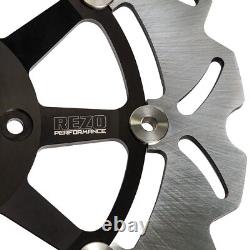 Rezo Wavy Front Brake Rotor Discs Pair for Triumph Speed Triple 955i 02-04