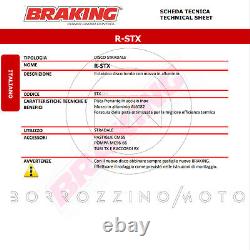 STX29 2 DISC FRONT BRAKE KIT BRAKING TRIUMPH DAYTONA T955i 955 1999-2001
