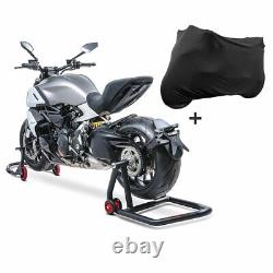 Set Single Sided Paddock Stand + Cover M-L for Triumph Daytona T595 (955i) 97-98