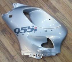 T2302872-MH 2001 TRIUMPH 955i DAYTONA LEFT SIDE FAIRING LIGHTNING ALUMINIUM