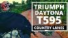 T595 955i Triumph Daytona Sport Bike On Country Lanes Motovlog