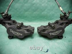 TRIUMPH BRAKE CALIPER (int. E) DAYTONA 955i T595 SPEED TRIPLE T509 TIGER T709 SET