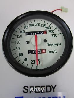 TRIUMPH DAYTONA 595 / 955i SPEED TRIPLE CLOCK SPEEDO INSTRUMENT KMH KPH T2504005