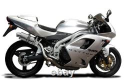 TRIUMPH DAYTONA 955i 01-02 HILEV 225mm OVAL STAINLESS SILENCER EXHAUST KIT