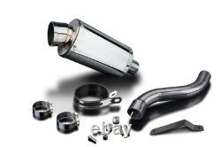 TRIUMPH DAYTONA 955i 01-02 HILEV 225mm OVAL STAINLESS SILENCER EXHAUST KIT