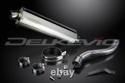 TRIUMPH DAYTONA 955i 01-02 HILEV 450mm OVAL STAINLESS BSAU SILENCER EXHAUST KIT