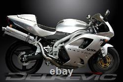 TRIUMPH DAYTONA 955i 01-02 HILEV 450mm OVAL STAINLESS BSAU SILENCER EXHAUST KIT