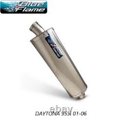 TRIUMPH DAYTONA 955i 2001-2006 BLUEFLAME STAINLESS STEEL SINGLE PORT EXHAUST