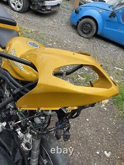 TRIUMPH DAYTONA 955i Front upper nose cone fairing panel Yellow 2006