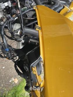 TRIUMPH DAYTONA 955i Front upper nose cone fairing panel Yellow 2006