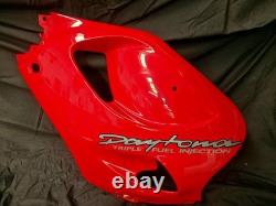 TRIUMPH DAYTONA 955i LEFT SIDE FAIRING PANEL IN TORNADO RED