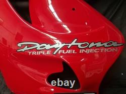 TRIUMPH DAYTONA 955i LEFT SIDE FAIRING PANEL IN TORNADO RED