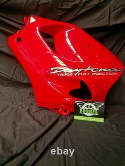 TRIUMPH DAYTONA 955i LEFT SIDE FAIRING PANEL IN TORNADO RED