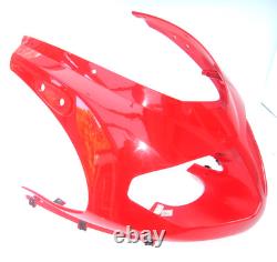 TRIUMPH DAYTONA 955i NOSE CONE FAIRING IN RED FRONT HEADLIGHT COWL GOOD 2005