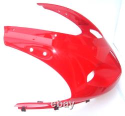 TRIUMPH DAYTONA 955i NOSE CONE FAIRING IN RED FRONT HEADLIGHT COWL GOOD 2005