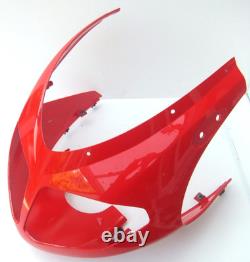 TRIUMPH DAYTONA 955i NOSE CONE FAIRING IN RED FRONT HEADLIGHT COWL GOOD 2005