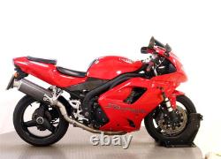 TRIUMPH DAYTONA 955i NOSE CONE FAIRING IN RED FRONT HEADLIGHT COWL GOOD 2005
