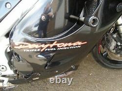 TRIUMPH DAYTONA T595 955i TRIPLE 19K 1997 RARE FACTORY BLACK YRS MOT HPI CLEAR