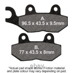 TRIUMPH Daytona 955i (from VIN132513) 2001-2004 Rear Disc Brake Rotor & Pads