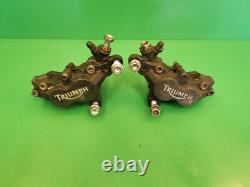 TRIUMPH FRONT BRAKE CALIPERS 4 pot 83mm SPEED TRIPLE DAYTONA SPRINT 955i tt600
