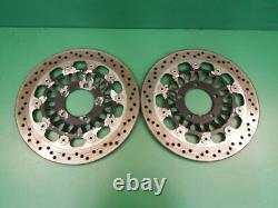 TRIUMPH FRONT PAIR BRAKE DISC 955i DAYTONA SPEED TRIPLE 320mm 5 stud