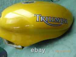 TRIUMPH Gas Tank (int.ee) DAYTONA 955i T595N Tank SCORCHED YELLOW