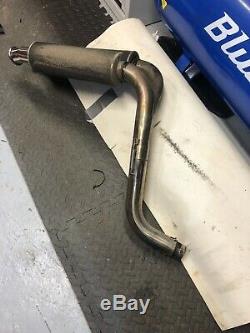 Triumh T595 955i Daytona Under Seat Exhaust Conversion