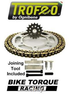 Triumph 955i Daytona 02-03 (S/S S/Arm) Trofeo Chain And Sprocket Kit + Tool