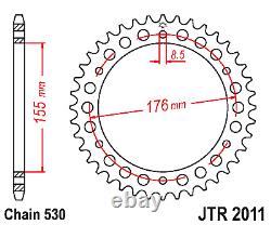 Triumph 955i Daytona (03 to 06) DID Gold X-Ring Chain and JT Quiet Sprocket Kit