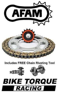 Triumph 955i Daytona 04-06 AFAM Quiet Chain & Sprocket Kit + Tool