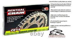 Triumph 955i Daytona 99-00 Renthal Gold SRS X-Ring Chain & JT Sprocket Kit