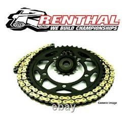 Triumph 955i Daytona 99-00 Renthal R4 Gold X-Ring Chain & JT Quiet Sprocket Kit