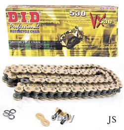 Triumph 955i Daytona 99-01 DID VX Gold Heavy Duty X-Ring Chain