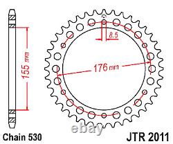 Triumph 955i Daytona (99 to 01) DID Gold X-Ring Chain and JT Quiet Sprocket Kit