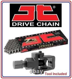 Triumph 955i Daytona (Twin Arm) 01-02 JT Z3 XHD X-Ring Chain 530x106 Link + Tool