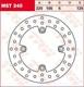 Triumph DAYTONA 955 I 2001-2006 TRW Round Fixed Brake Disc MST245