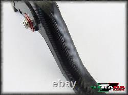 Triumph DAYTONA 955i 1997 2003 Strada 7 Long Carbon Fiber Inlay Levers Black