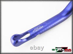 Triumph DAYTONA 955i 1997 2003 Strada 7 Long Carbon Fiber Inlay Levers Blue