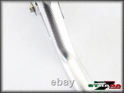 Triumph DAYTONA 955i 1997 2003 Strada 7 Long Carbon Fiber Inlay Levers Silver