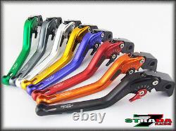 Triumph DAYTONA 955i 2004 2006 Strada 7 Long Carbon Fiber Inlay Levers Gold