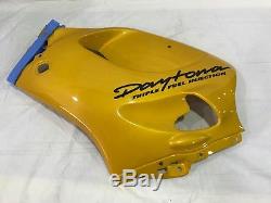 Triumph Daytona 595 & 955i Left Hand Lower Fairing Strontium Yellow T2302901-fb
