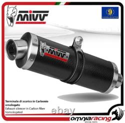 Triumph Daytona 955I 1997-2001 High Carbon Approved Oval Mivv Terminal