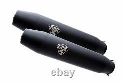 Triumph Daytona 955I 1997-2006 GPR Deeptone Black Cafe Racer Double silencer