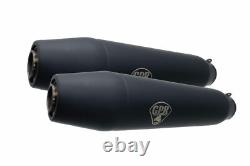 Triumph Daytona 955I 1997-2006 GPR Deeptone Black Cafe Racer Double silencer