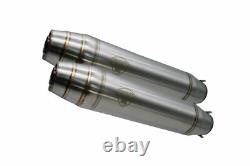 Triumph Daytona 955I 1997-2006 GPR Deeptone Inox Cafe Racer Double silencer