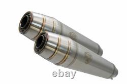 Triumph Daytona 955I 1997-2006 GPR Deeptone Inox Cafe Racer Double silencer