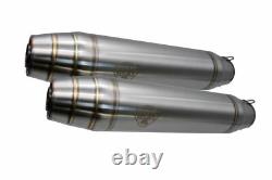 Triumph Daytona 955I 1997-2006 GPR Deeptone Inox Cafe Racer Double silencer