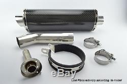 Triumph Daytona 955i 02-07 SP Engineering Carbon Fibre Oval Moto GP XL Exhaust